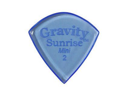 Gravity Picks GSUM2P Sunrise Mini 2.0mm Polished Blue