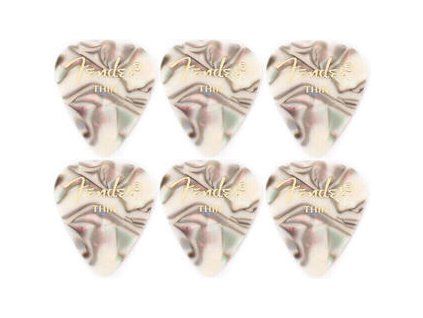 Fender 351 Shape Premium Pick Thin Abalone