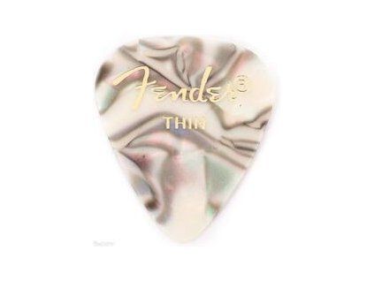 Fender 351 Shape Premium Pick Thin Abalone