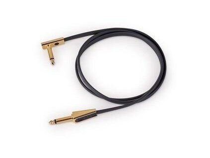RockBoard Gold Series Flat Looper/Switcher Black 100 cm Straight - Angled