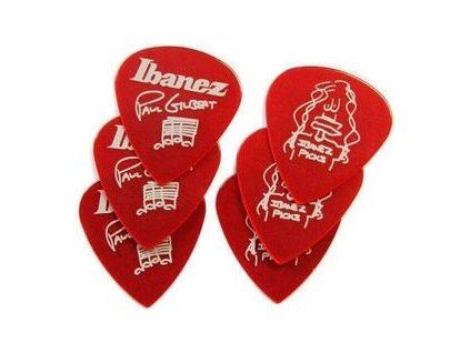 Ibanez 1000PG-CA Paul Gilbert Pick Set of 6 Red