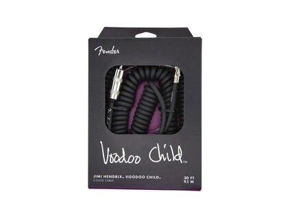 Fender Hendrix Voodoo Child Black 9 m Straight - Angled