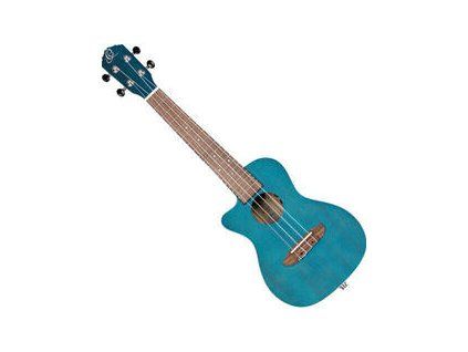 Ortega Concert Ukulele Ocean Blue Bottom and