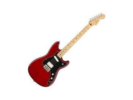 Fender Duo-Sonic HS MN Crimson Red Transparent