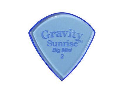 Gravity Picks GSUB2P Sunrise Big Mini 2.0mm Polished Blue