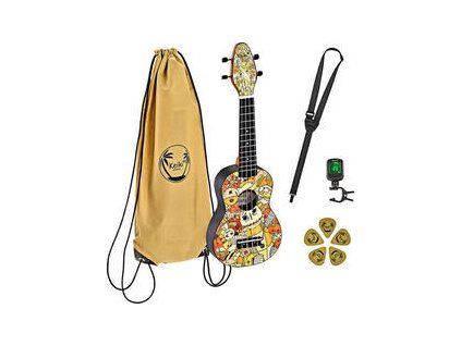 Ortega K2-VP Soprano Ukulele Voodoo Puppet