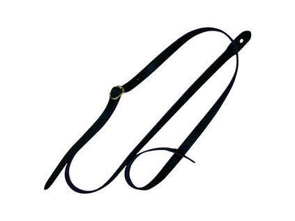 Fire&Stone 532050 Mandolin Strap Leather Black leather