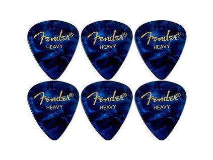 Fender 351 Shape Premium Pick Heavy Blue Moto