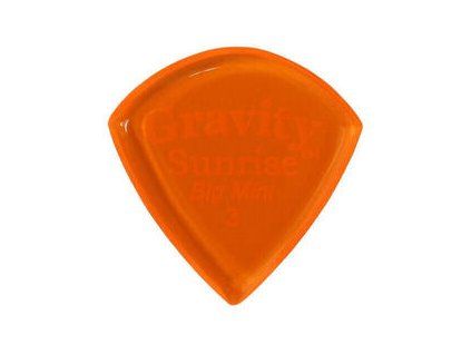 Gravity Picks GSUB3P Sunrise Big Mini 3.0mm Polished Orange