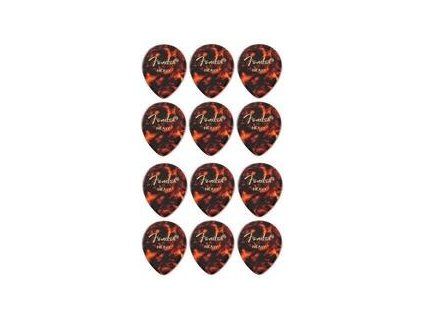 Fender 347 Shape Tortoise Shell Heavy Picks 12 pack