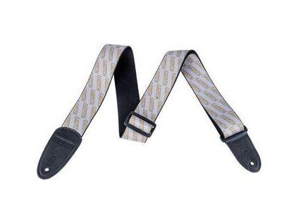 Gretsch Strap with White Logos Gold