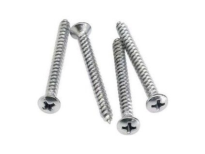 Fender Neck Mounting Screws Chrome Chrome