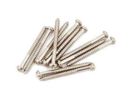 Fender Pure Vintage Bass Pickup Mounting Screws Silver