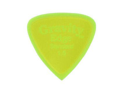 Gravity Picks GEES15P Edge Standard 1.5mm Polished Fluorescent Green