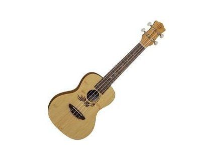 Luna Bamboo Concert Ukulele Natural