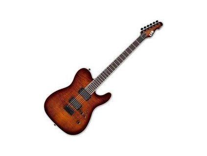 ESP LTD TE-401FM Dark Brown Sunburst