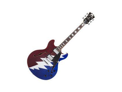 D'Angelico Premier Grateful Dead DC Red, White, Blue