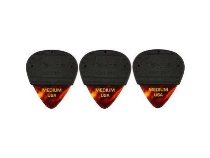 Fender Mojo Grip Picks Celluloid Medium 3 Pack