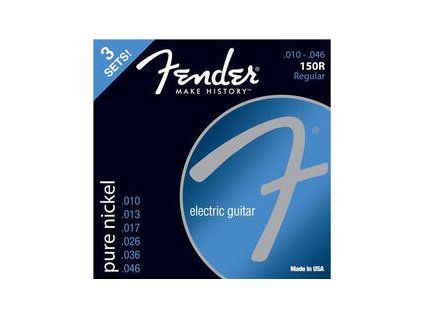 Fender 150R Electric Pure Nickel Ball End 10-46 3 Pack
