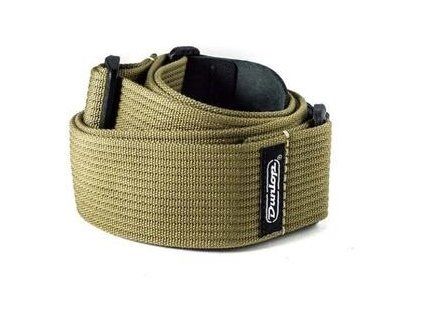 Dunlop D27-01OL Ribbed Cotton Strap Olive Green