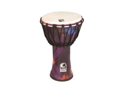 Toca Percussion SFDJ-12WP Freestyle Rope Djembe Woodstock Purple
