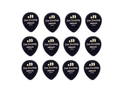 Dunlop Celluloid Teardrop Black Player's Pack