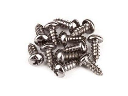 Fender Slide Switch Mounting Screws - Jaguar/Jazzmaster Silver
