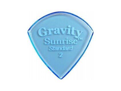 Gravity Picks GSUS2P Sunrise Standard 2.0mm Polished Blue