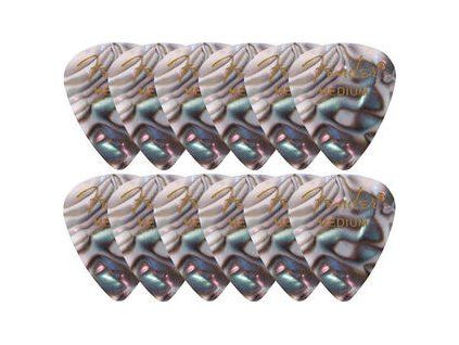 Fender 351 Shape Premium Picks Abalone Medium 12 Pack