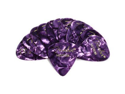 Fender 351 Shape Premium Pick Purple 12 Pack