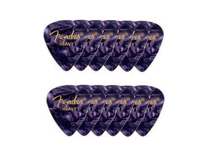 Fender 351 Shape Premium Pick Purple 12 Pack