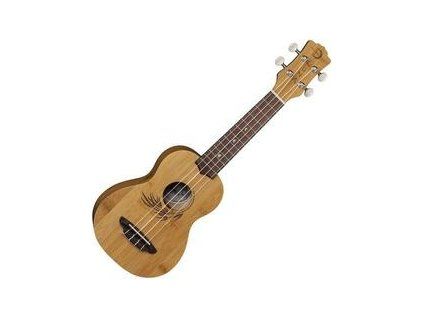 Luna UKE BAMBOO S Soprano Ukulele Natural