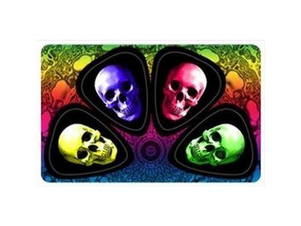 PikCard PC427 3-D Skulls Pickcard