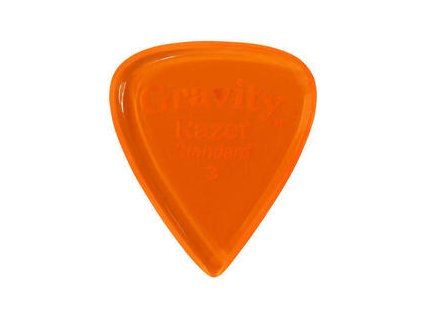 Gravity Picks GRAS3P Razer Standard 3.0mm Polished Orange