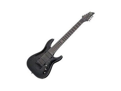 Schecter Hellraiser Hybrid Trans Black Burst Frets