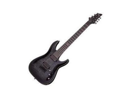 Schecter Hellraiser Hybrid Trans Black Burst Frets