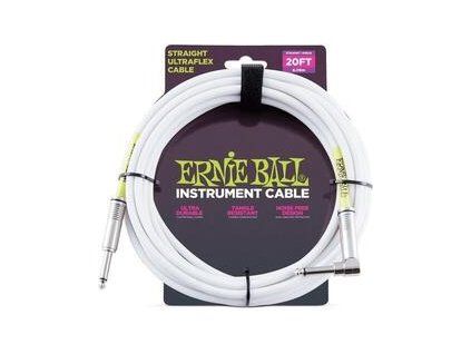 Ernie Ball P06047 White 6 m Straight - Angled