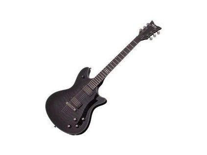 Schecter Hellraiser Hybrid Tempest Trans Black Burst