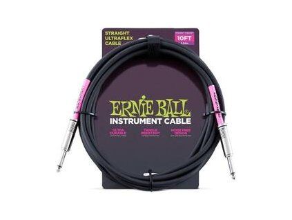 Ernie Ball P06048 Black 3 m Straight - Straight