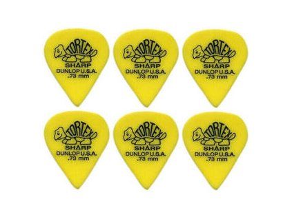 Dunlop 412R Tortex Sharp 6 Pack