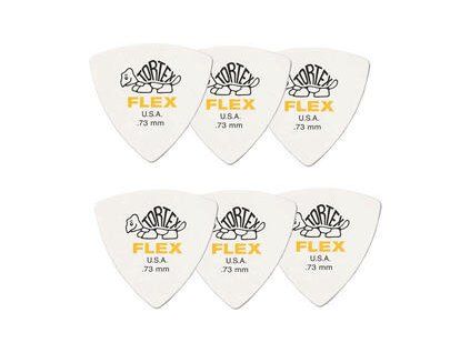 Dunlop 456P Tortex Flex Triangle Player Pack