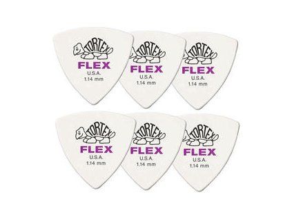 Dunlop 456P Tortex Flex Triangle Player Pack