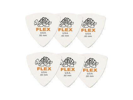 Dunlop 456P Tortex Flex Triangle Player Pack