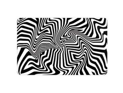 PikCard PC404 Black & White Swirl Pickcard