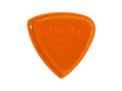 Gravity Picks GTRS3P Tripp Standard 3.0mm Polished Orange