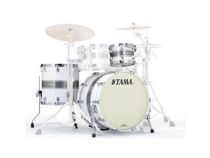 Tama MA30CMS Starclassic Maple Silver Snow Racing Stripe