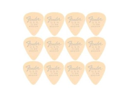Fender 351 Dura-Tone .71 Olympic White 12 Pack