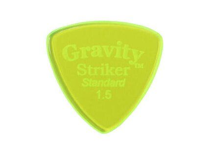 Gravity Picks GSRS15P Striker Standard 1.5mm Polished Fluorescent Green
