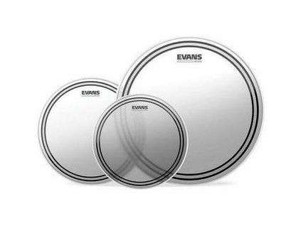 Evans EC2S Frosted Fusion (10'', 12'', 16'') Drumhead Set