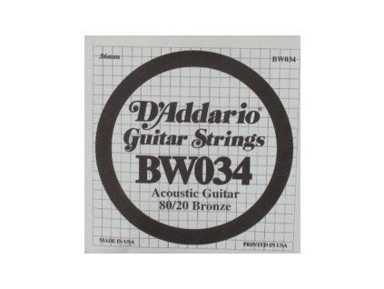 D'Addario 80/20 BRONZE Guitar string